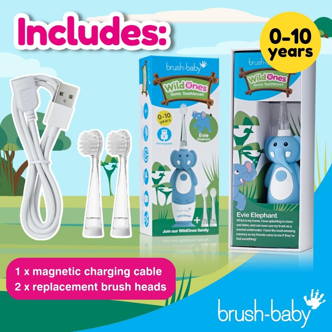 brush baby best kids electric toothbrush with charger and toothbrush timer