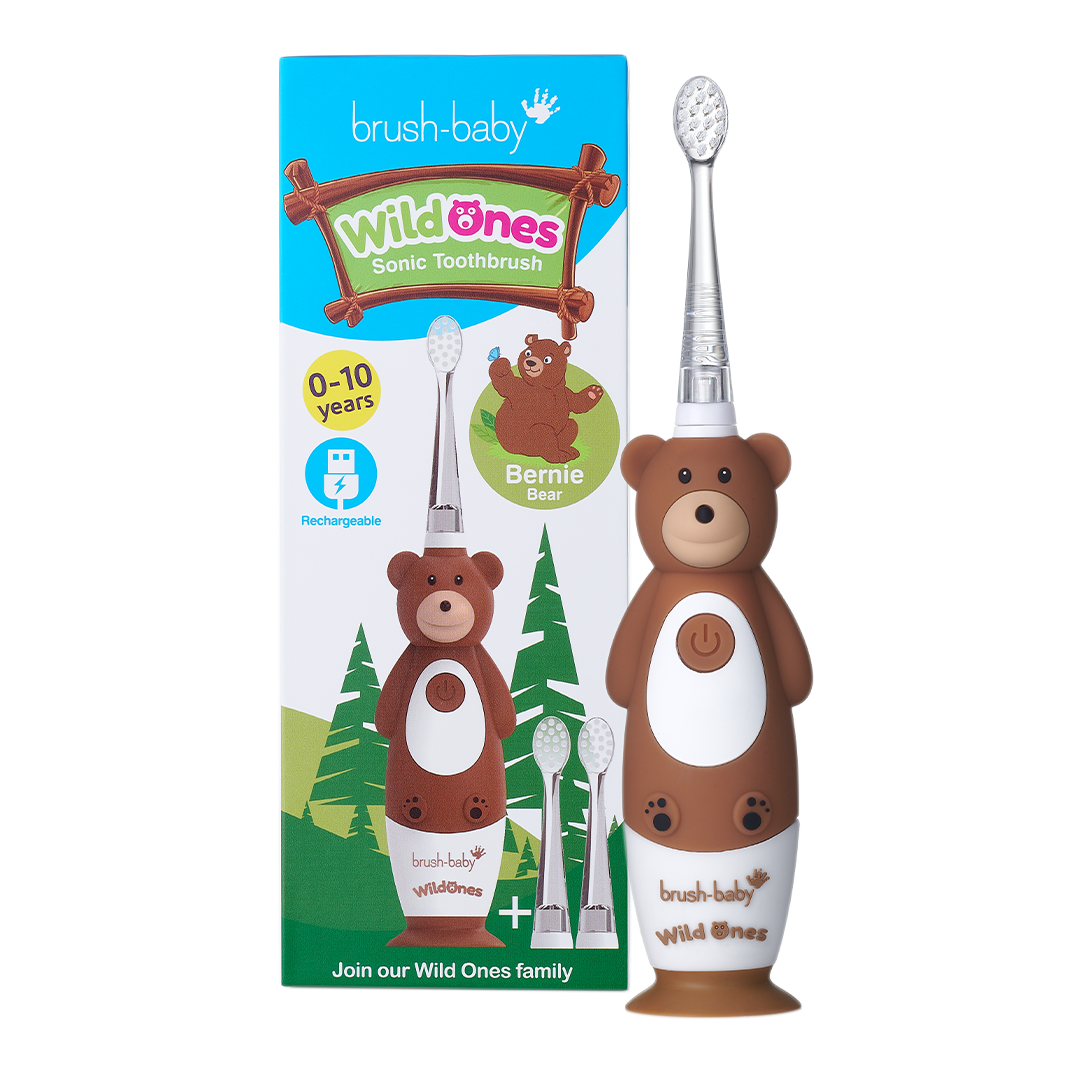 brush baby electric toothbrush for kids with bear character