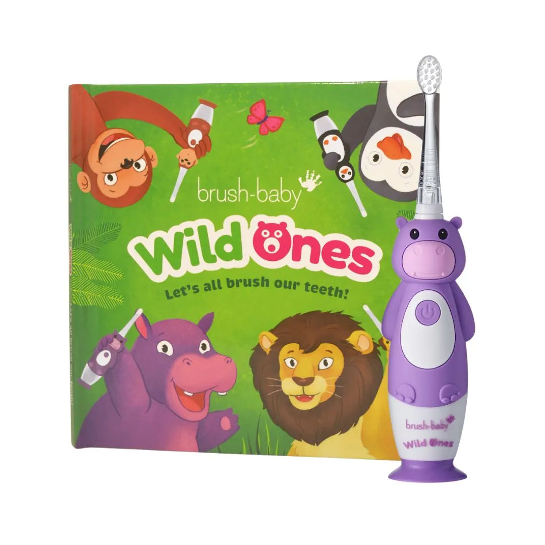 WildOnes™ Hippo Rechargeable Toothbrush Gift Set