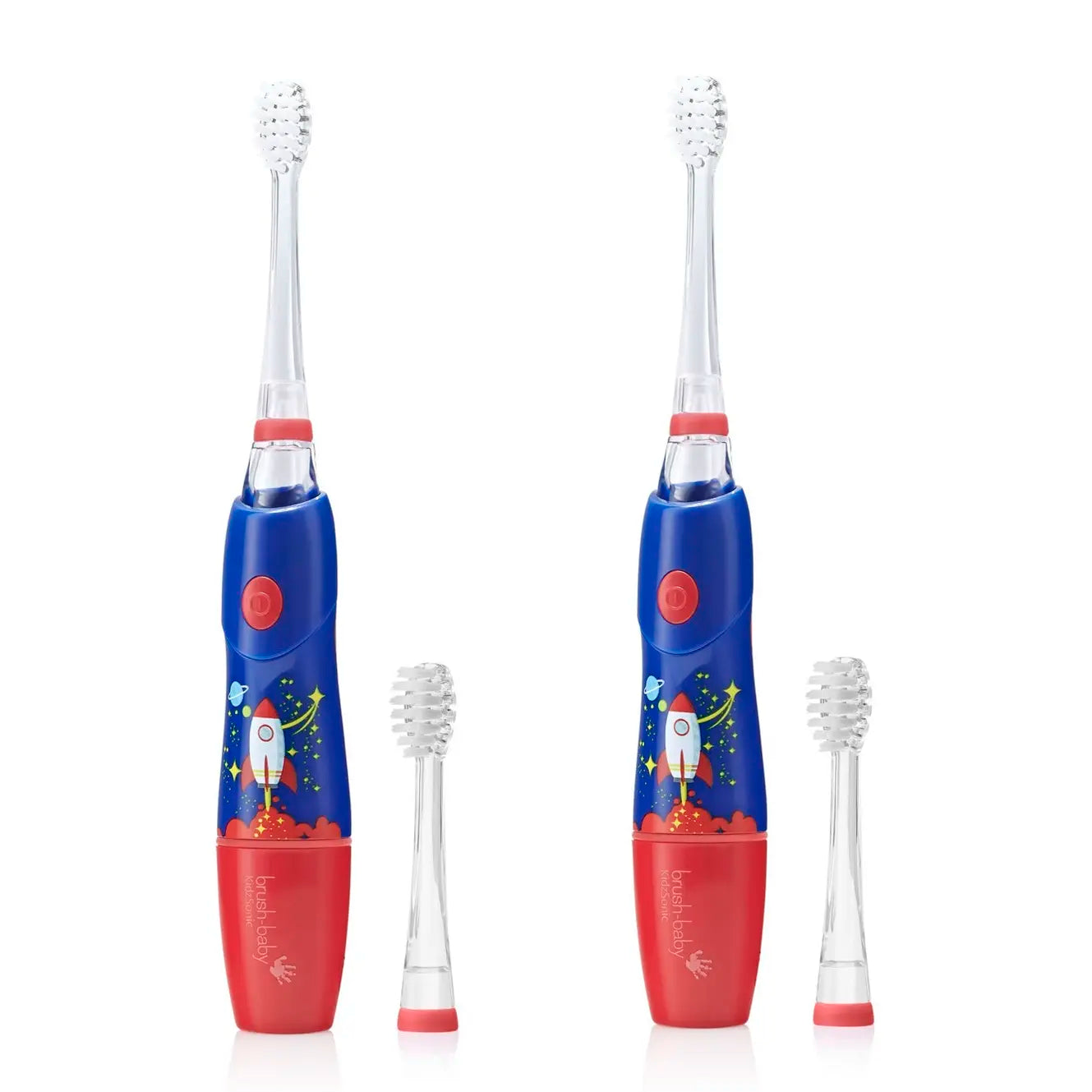 Pack of 2 KidzSonic® Rocket Kids Electric Toothbrush (3+ years)