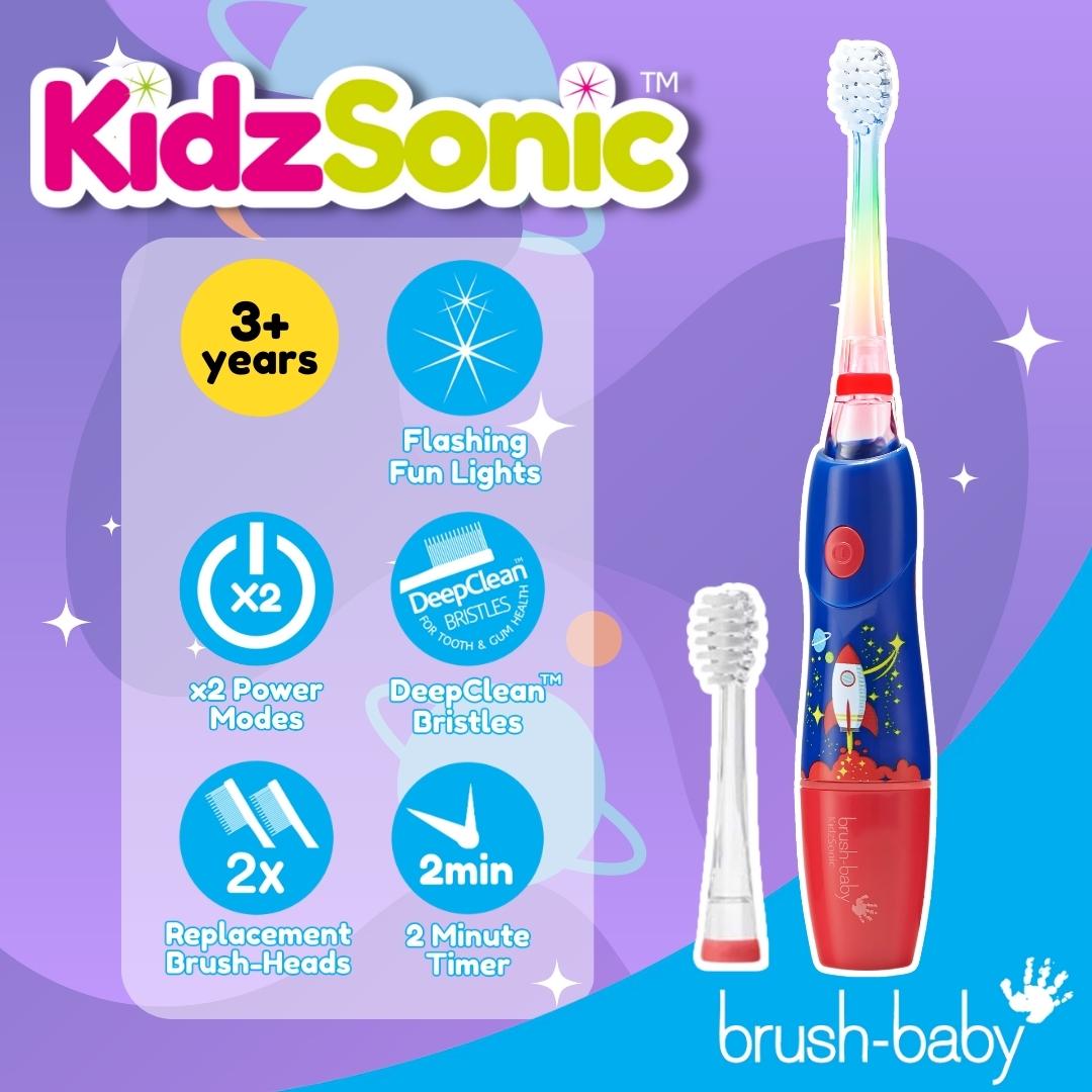 brush baby best kids electric toothbrush with flashing lights and timer