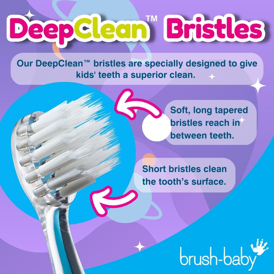 brush baby deep clean bristles toothbrush