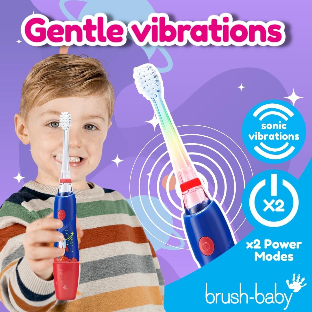 brush baby kids electric toothbrush for child with gentle vibrations