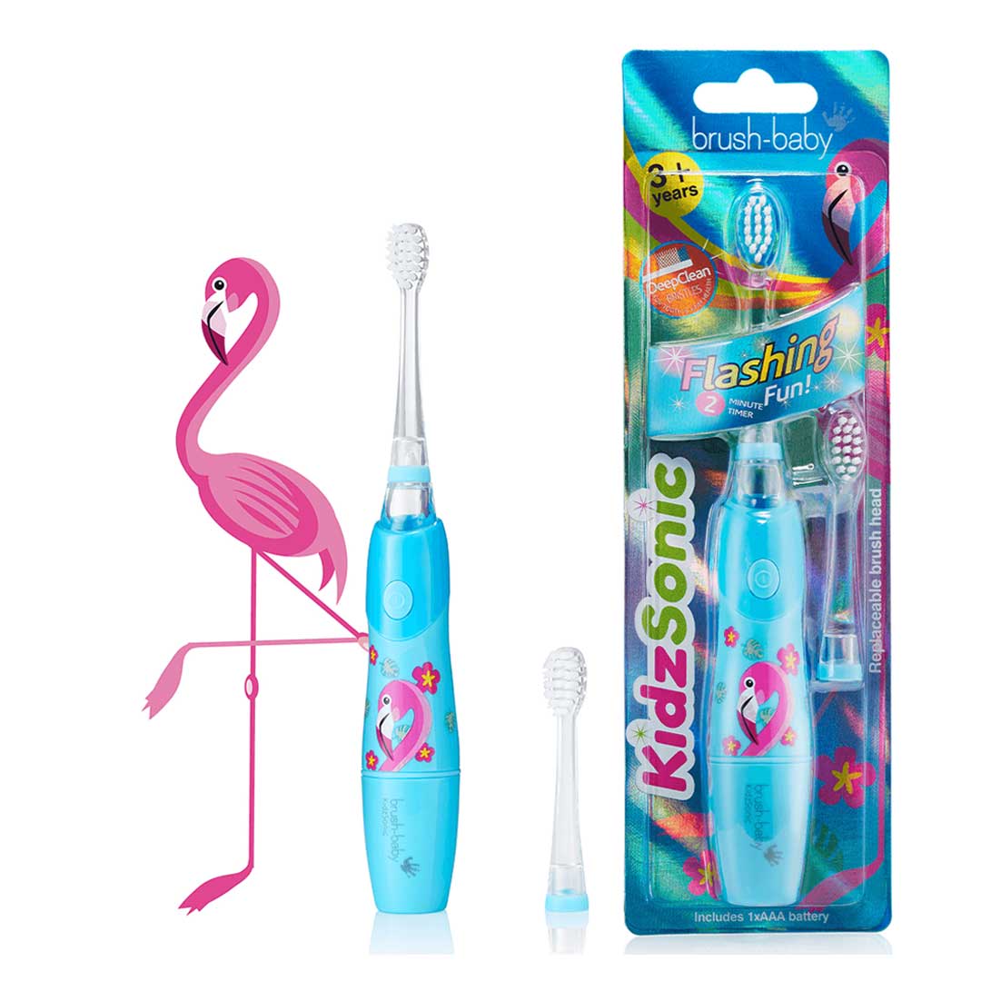 brush baby kids electric toothbrush flamingo toothbrush for children