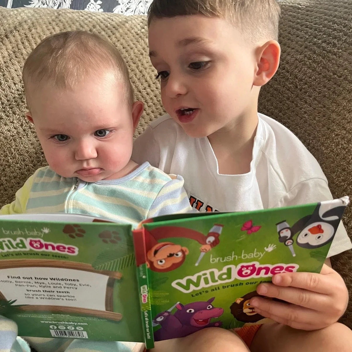 The WildOnes™ Toothbrushing Book For Toddlers & Kids