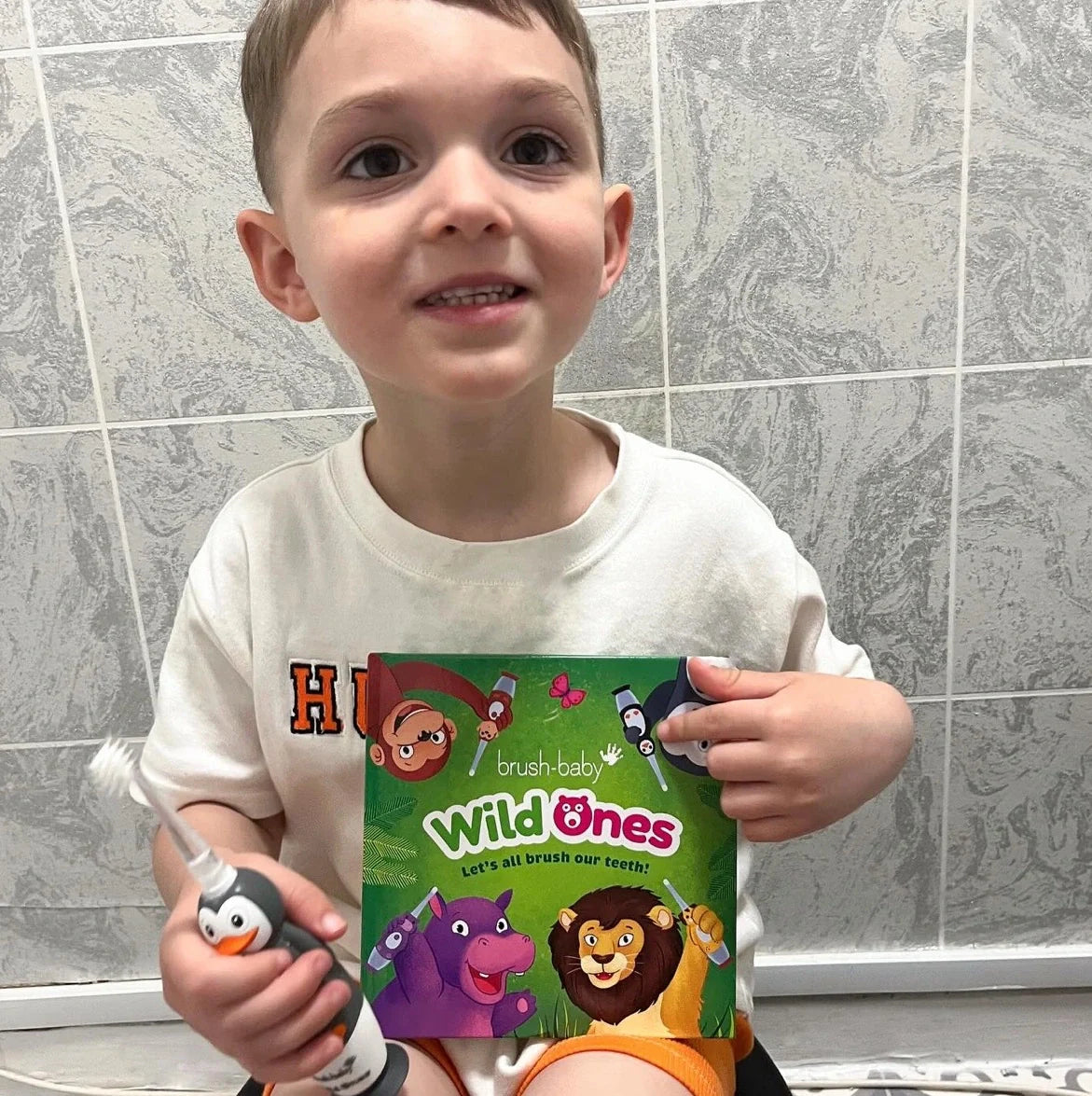 The WildOnes™ Toothbrushing Book For Toddlers & Kids