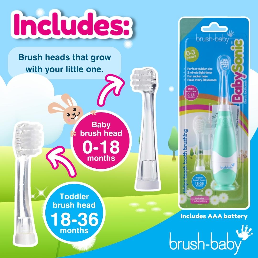 babies electric toothbrush babysonic packaging
