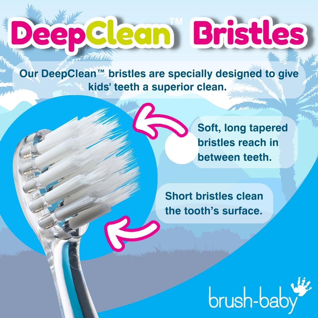 brush baby childrens electric toothbrush with deep clean bristles