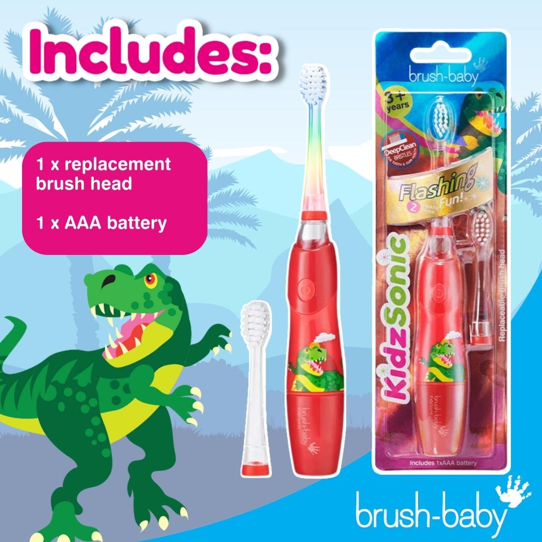 brush baby dino electric toothbrush for toddler