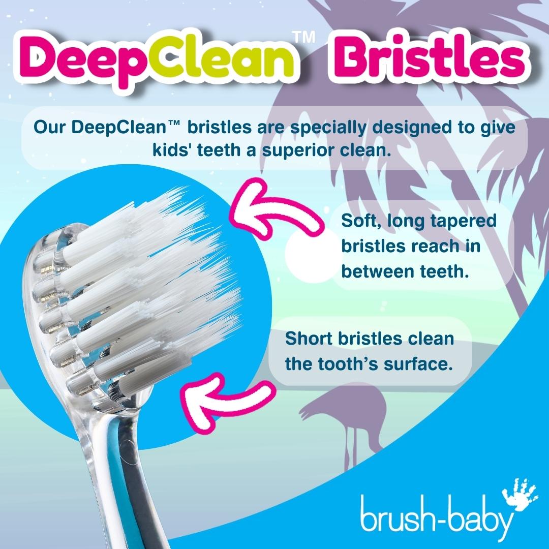 brush baby soft bristle toothbrush with deep cleaning electric toothbrush replacement heads