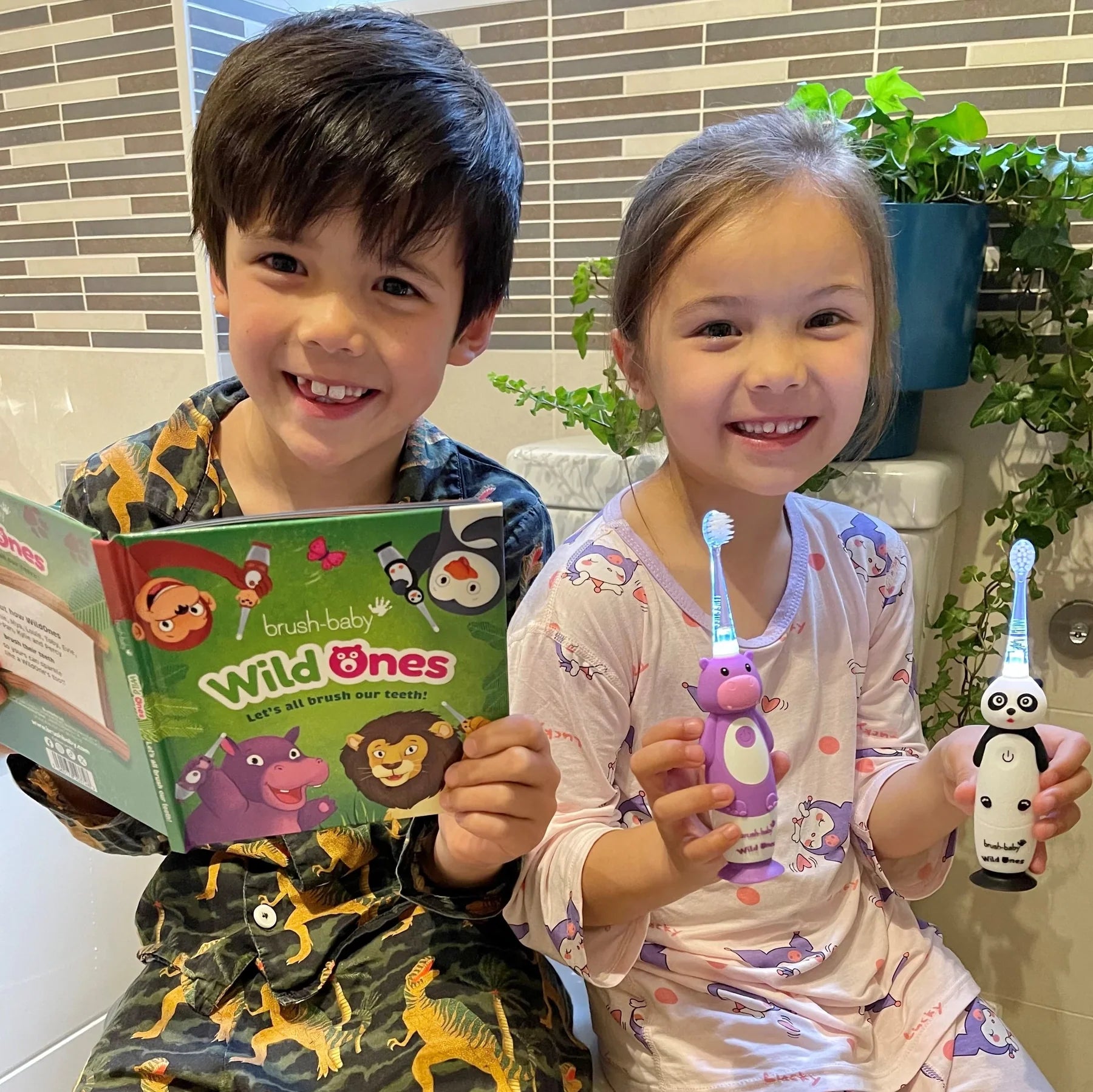 The WildOnes™ Toothbrushing Book For Toddlers & Kids