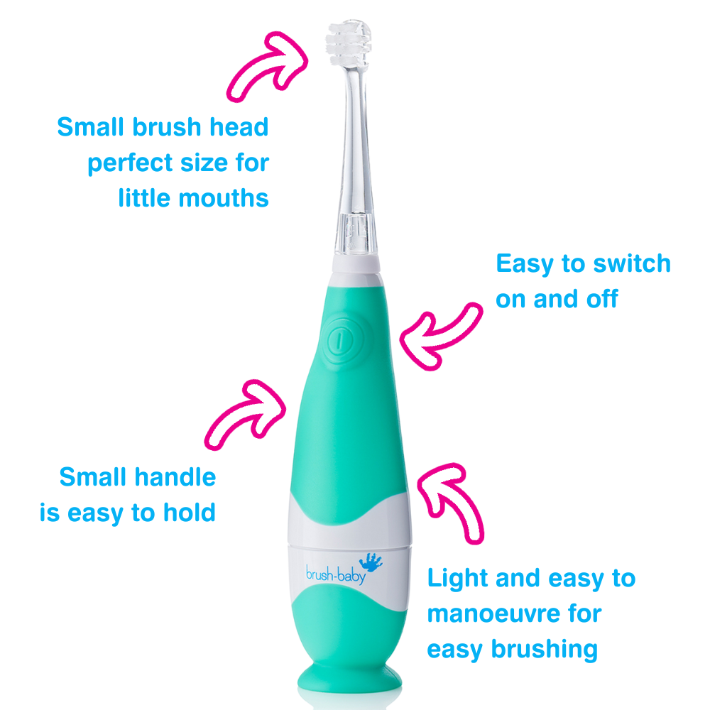 Brush Baby Sonic Blue electric toothbrush for toddler USP