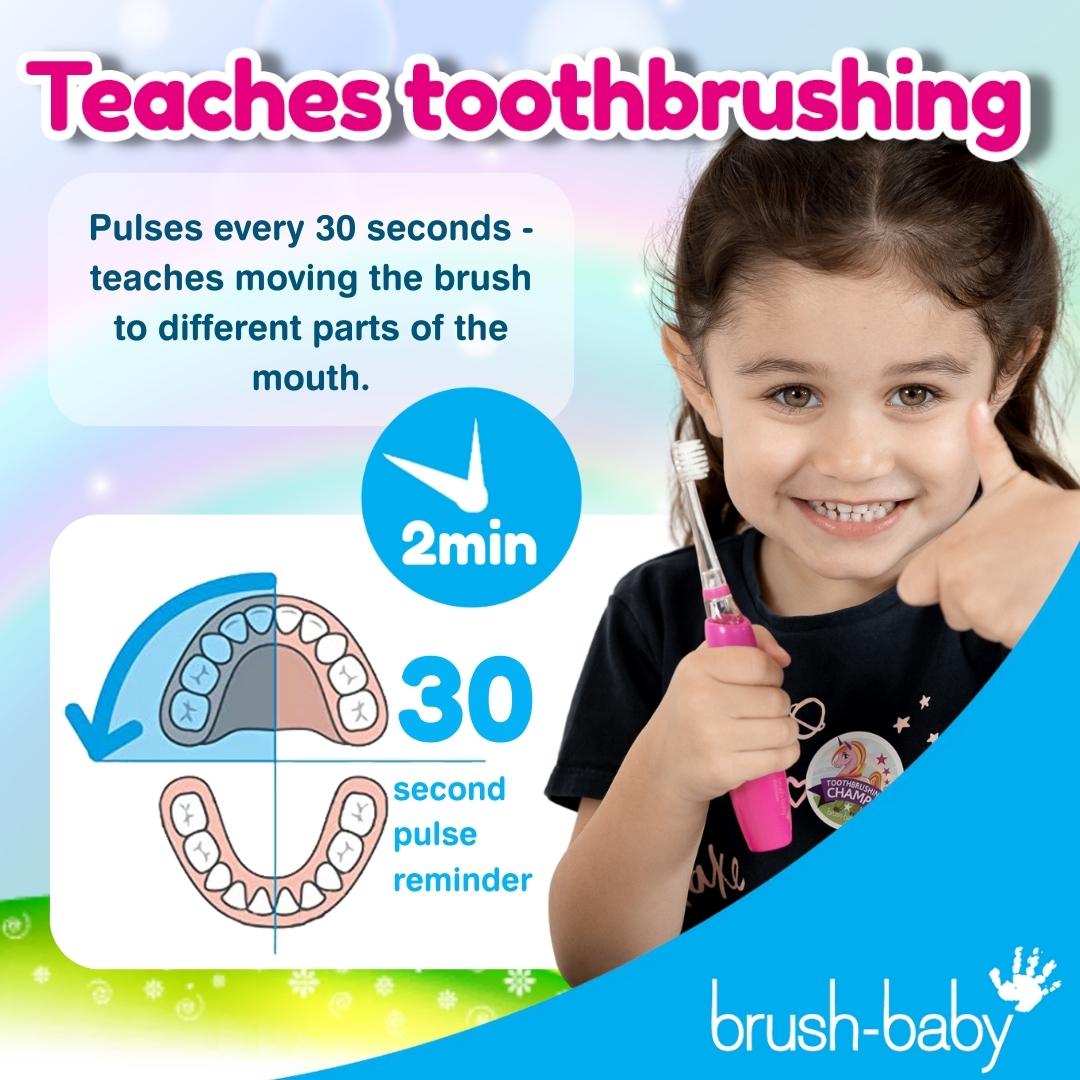 brush baby child toothbrush teaches good toothbrushing habits USP