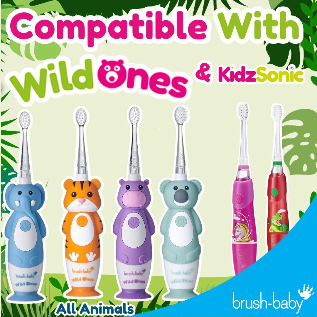 WildOnes™ Replacement Kids Electric Toothbrush Heads (4 Pack)