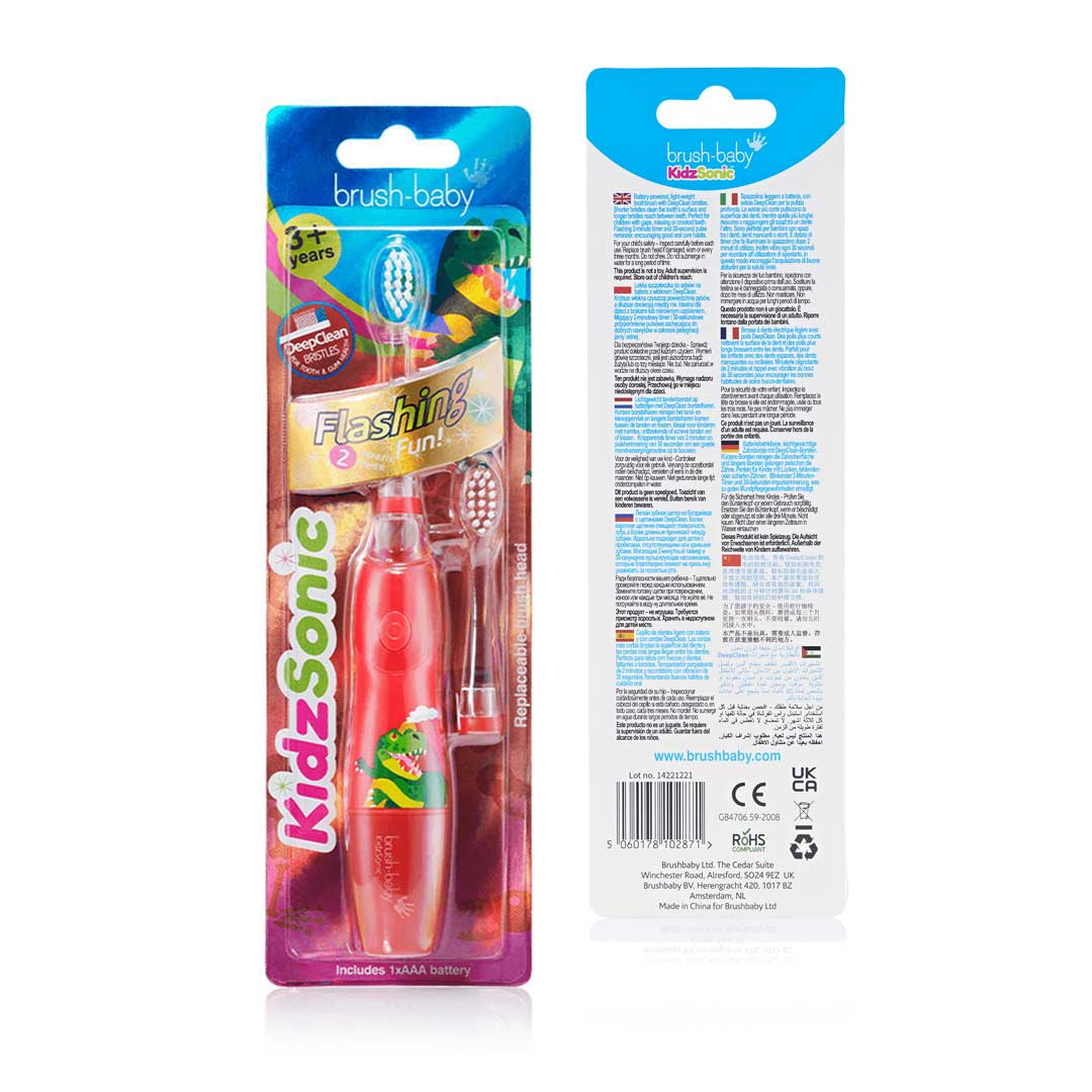 brush baby kids electric toothbrush timer packaging
