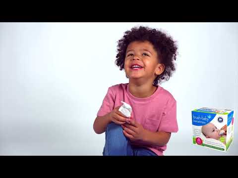brush baby gum wipes for babies video